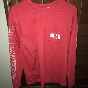 Press box Nebraska Long Sleeve T-Shirt